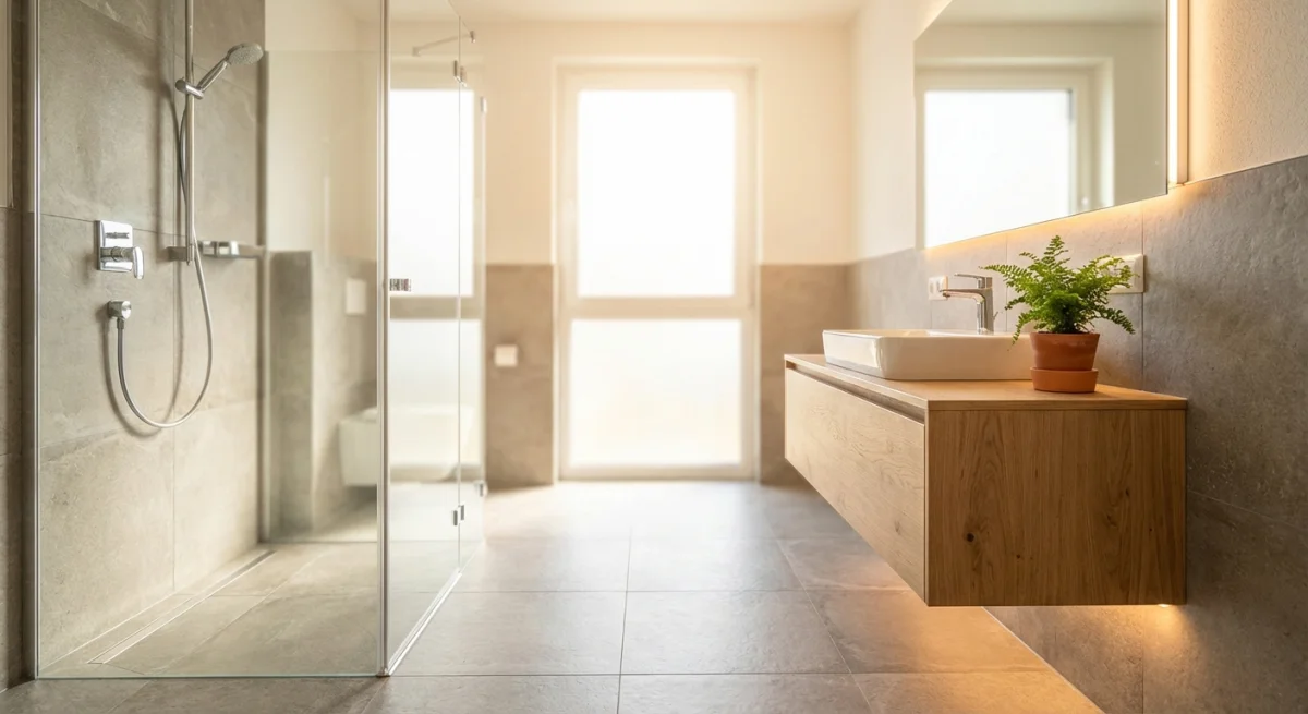 Moderne Badsanierung in Wien